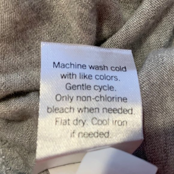 Apt 9 Striated Gray Open Jersey Cardigan Size XL - Picture 10 of 10